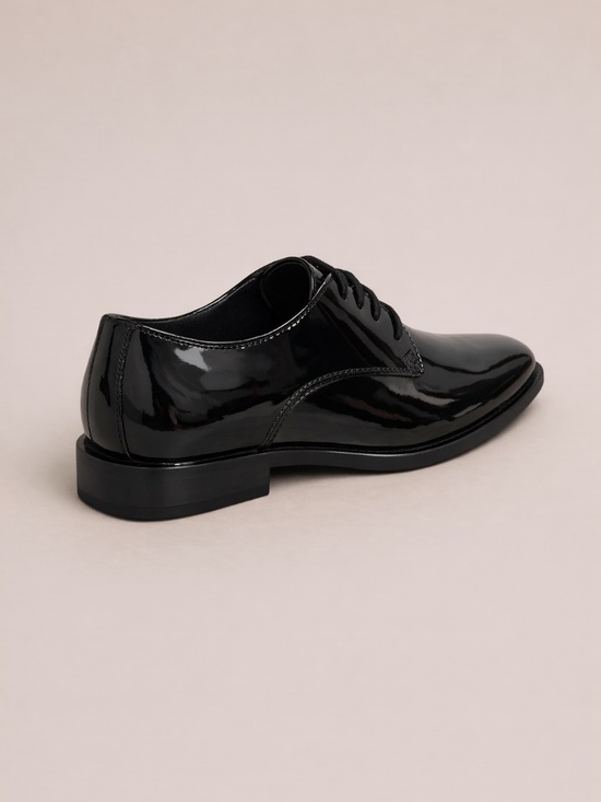 JOSEPH ABBOUD Men\'s  Soiree Patent Leather Lace Up Dress Shoes Size 11M NEW